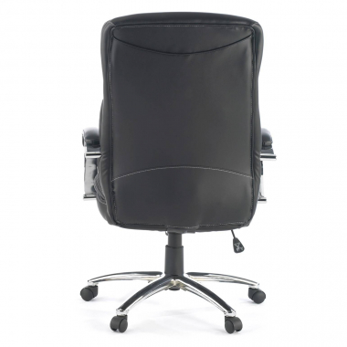 fauteuil de bureau noir gouda simil cuir accoudoirs rembourres 6