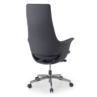 fauteuil de bureau noir dortmund simil cuir accoudoirs rembourres 12