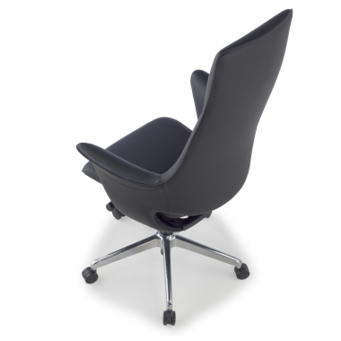 fauteuil de bureau noir dortmund simil cuir accoudoirs rembourres 13