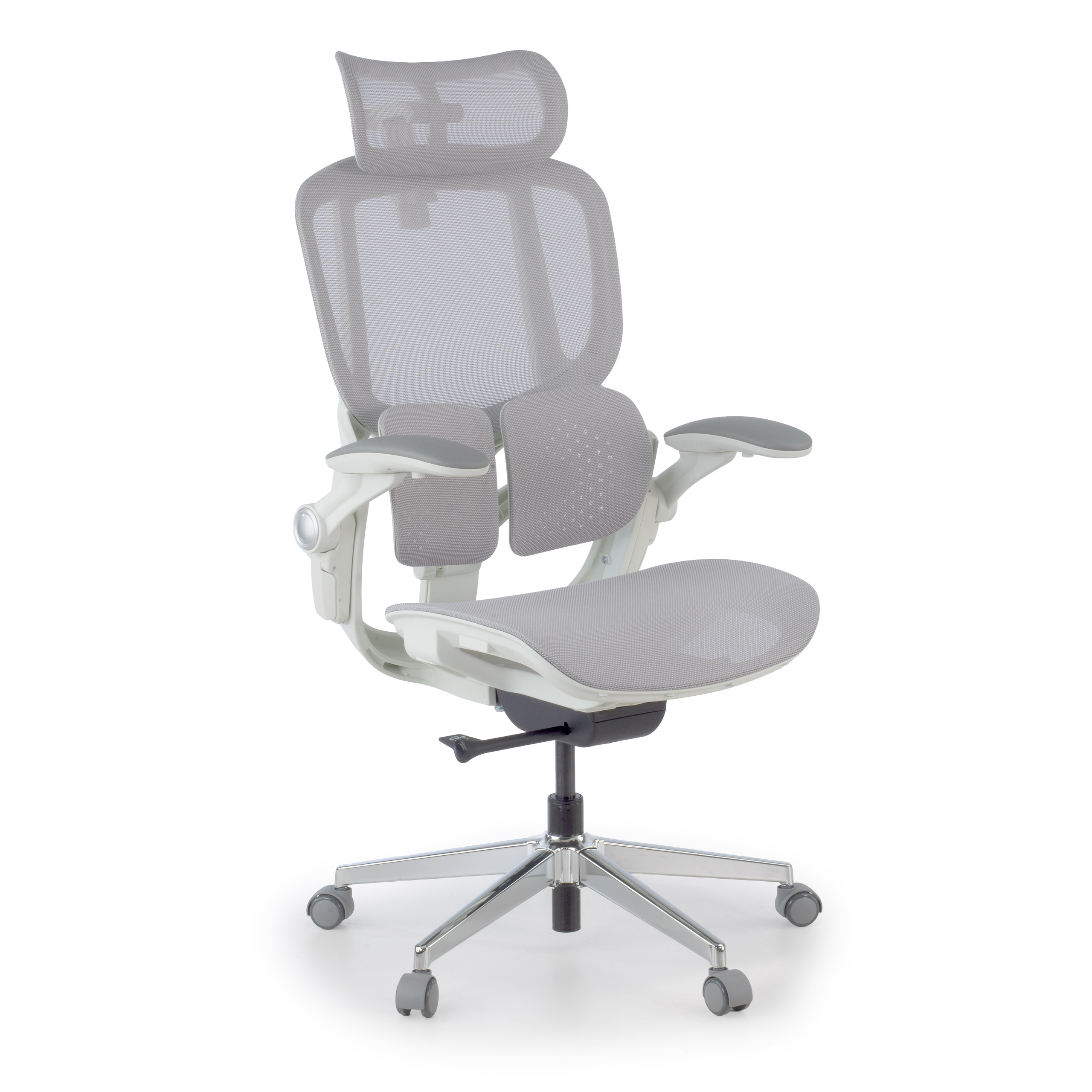 Chaise ergonomique avec appui-tête Erghos One, orthopédique, double soutien lombaire