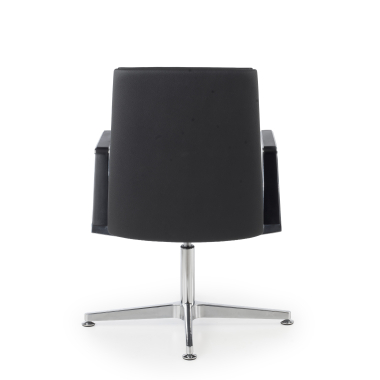 chaise de reunion noir chaise de reunion cuir authentique accoudoirs fixes 8