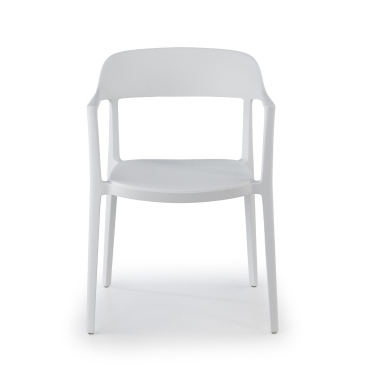 chaise de conference blanc riga plastique sans accoudoirs 3