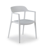 Chaise de conférence Riga avec accoudoirs, 4 pieds, empilable