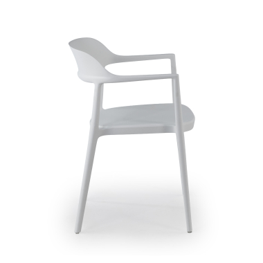 chaise de conference blanc riga plastique sans accoudoirs 4