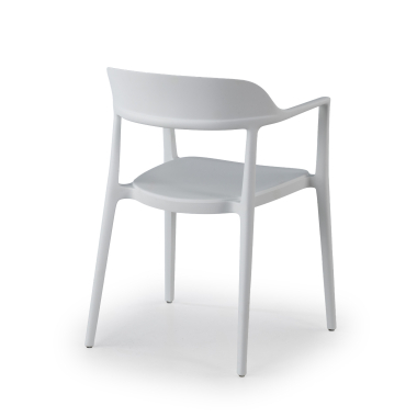 chaise de conference blanc riga plastique sans accoudoirs 8