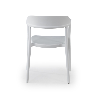 chaise de conference blanc riga plastique sans accoudoirs 9