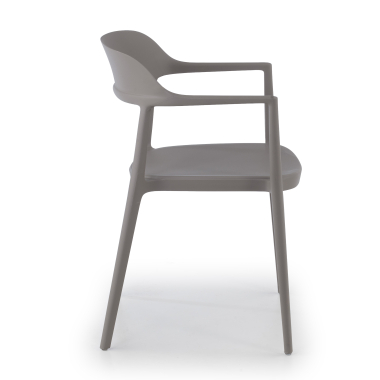 chaise de conference gris riga plastique sans accoudoirs 4