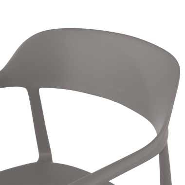 chaise de conference gris riga plastique sans accoudoirs 5