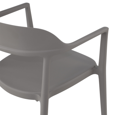 chaise de conference gris riga plastique sans accoudoirs 7