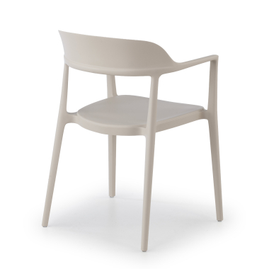 chaise de conference beige riga plastique sans accoudoirs 9
