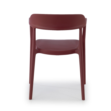 chaise de conference rouge riga plastique sans accoudoirs 5