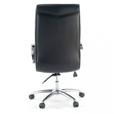 fauteuil de bureau noir texas cuir authentique accoudoirs rembourres soutien lombaire 7