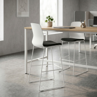 Tabouret de Bureau Swing, Conception élégante, Pieds en métal