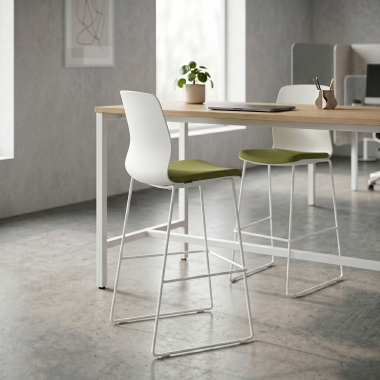 tabouret de bureau vert tabouret de bureau tissu sans accoudoirs 2