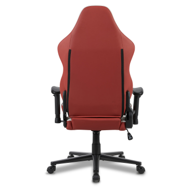 chaise gaming blanc rouge vanguard simil cuir accoudoirs mobiles coussin appuie tete appui tete 10