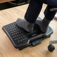 Repose-Pieds Réglable ErghosPro, Antidérapant avec Fonction de Massage