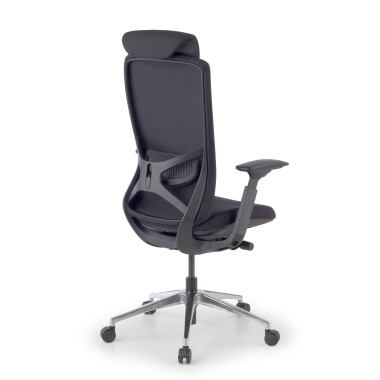 chaise ergonomique noir gemini tissu accoudoirs reglables 4d 9
