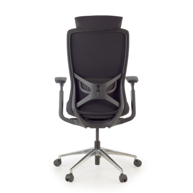 chaise ergonomique noir gemini tissu accoudoirs reglables 4d 10