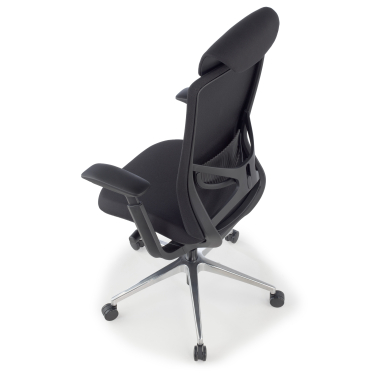 chaise ergonomique noir gemini tissu accoudoirs reglables 4d 11