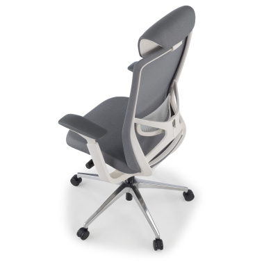 chaise ergonomique gris gemini tissu accoudoirs reglables 4d 12