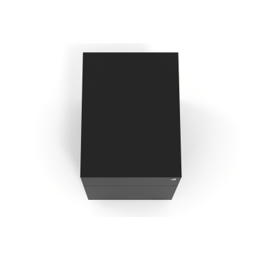 caisson de bureau noir 2 tiroirs tiroir a dossiers metal 7