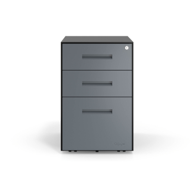 caisson de bureau anthracite structure noire metal 3