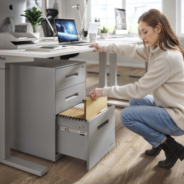 caisson de bureau aluminium structure en aluminium metal 2