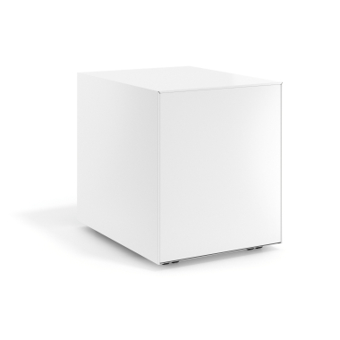 caisson de bureau anthracite structure blanche metal 6