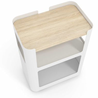 caisson de bureau blanc milos 4