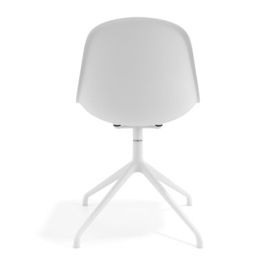 chaise de reunion blanche blanc base pyramide plastique sans accoudoirs 4
