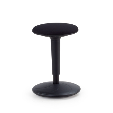 tabouret ergonomique noir giro tissu sans accoudoirs 6