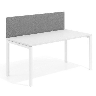 separateurs de bureau gris structure en aluminium 4