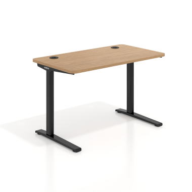 bureau professionnel noir red oak structure blanche 1