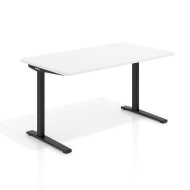 bureau professionnel noir warm white structure blanche 1