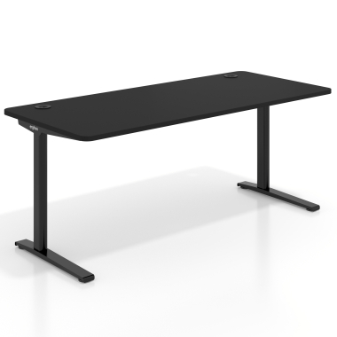 bureau professionnel noir pure black structure blanche 1
