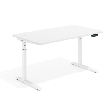 bureau assis debout blanc warm white erghos icon 1