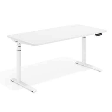 bureau assis debout blanc warm white erghos icon 1