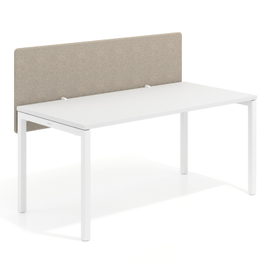 separateurs de bureau beige structure en aluminium 4
