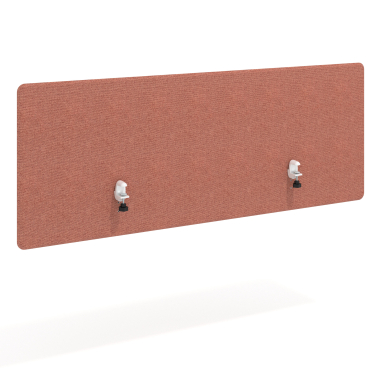 separateurs de bureau terracota structure en aluminium 3