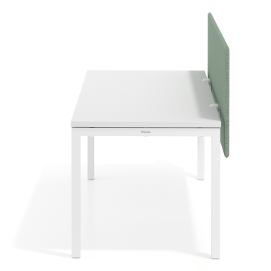 separateurs de bureau vert structure en aluminium 2