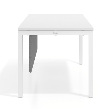 separateurs de bureau gris structure en aluminium 2