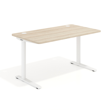 bureau professionnel blanc flax oak structure blanche 1