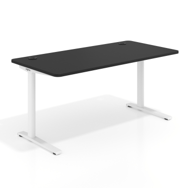 bureau professionnel blanc pure black structure blanche 1
