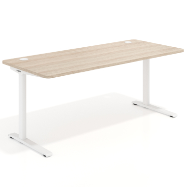bureau professionnel blanc flax oak structure blanche 1