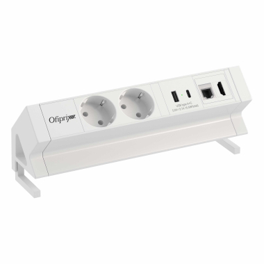 passe cables blanc connect 1