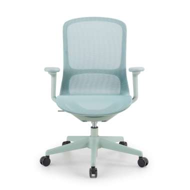 chaise de bureau design vert muse maille accoudoirs reglables 3d 3