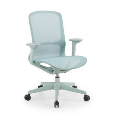 chaise de bureau design vert muse maille accoudoirs reglables 3d 1