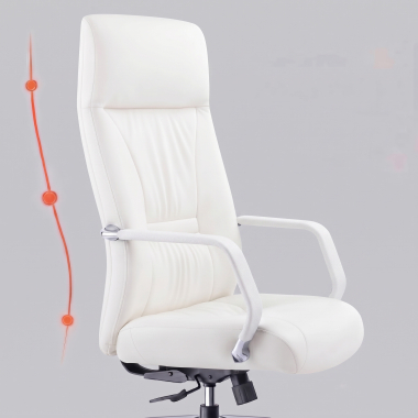 Dossier ergonomique avec 3 zones de soutien