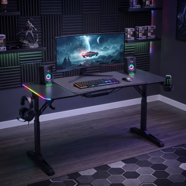 bureau gaming noir voltage 2