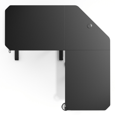 bureau gaming noir volcano 7